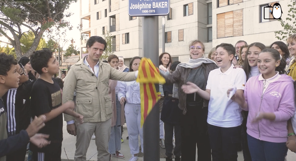 Inauguration de la place Joséphine Baker