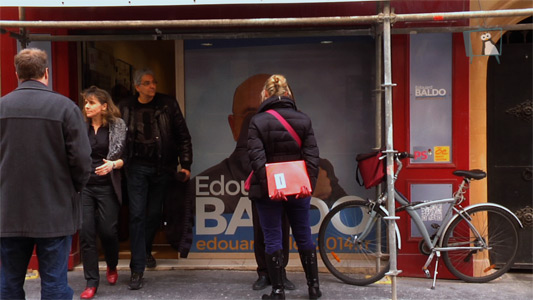 La conférence de presse d'Edouard Baldo