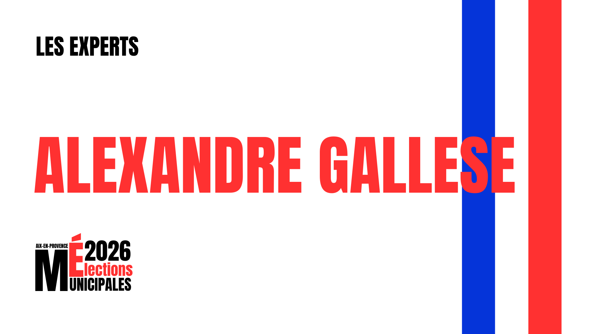 Les Experts : Alexandre GALLESE