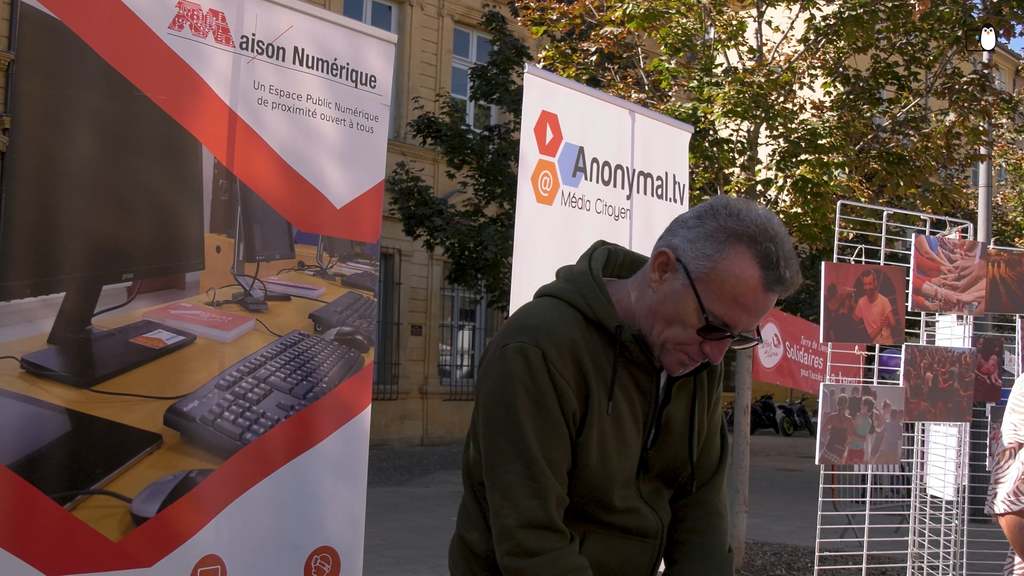 Anonymal TV au Forum des Associations d'Aix-en-Provence